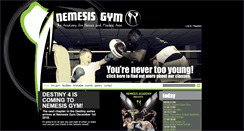 Desktop Screenshot of nemesisfitnessgym.com